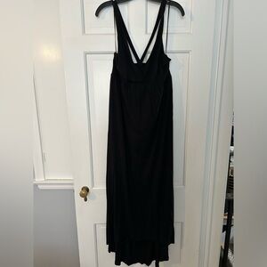 Cynthia Rowley black midi summer dress XL